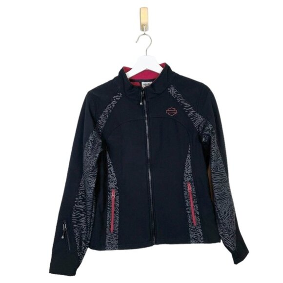 Harley Davidson Fleece Lined Riding Jacket Size Small - Picture 1 of 8